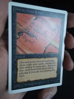 MTG Contract From Below - Unlimited - Magic the Gathering Light Play Card LP - Image 4