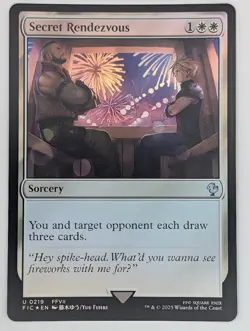 (Foil) Secret Rendezvous (0219) (0219) Commander: FINAL FANTASY NM - Image 1