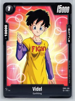 Dragon Ball Super Card Game Videl FB05-108 C Fusion World Earthling Battle Card - Image 1