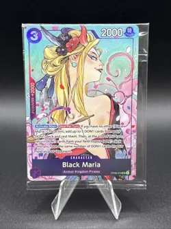 Black Maria (Illustration Box Vol.2) OP08-074 One Piece Promotion Cards Foil - Image 1