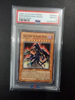 2004 Yu-Gi-Oh! Sorcerer of Dark Magic PSA 8 Movie promo card EN002 - Image 1