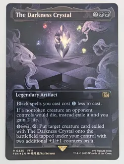 (Foil) The Darkness Crystal (Borderless) (0335) FINAL FANTASY NM - Image 1
