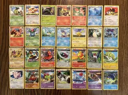 Vintage Mid-Era Pokemon Card Lot Of 28 Various Sets, Commons & Uncommons, Rares - Image 1