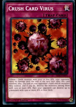 Crush Card Virus Structure Deck: Lair of Darkness SR06-EN031 MP YuGiOh TCG | Buy - Image 1