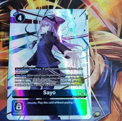 Sayo BT22-102 Secret Rare Card Digimon: Cyber Eden - Image 1