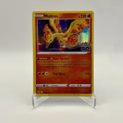 Moltres 012/078 Rare Holo Pokemon Go Single Card Pokemon TCG - Image 1