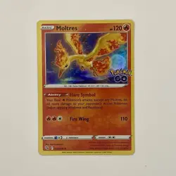 Moltres 012/078 Rare Holo Pokemon Go Single Card Pokemon TCG - Image 2