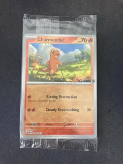 Charmander 004/165 151 eb Games Reverse Holo Master Set Card Promo Sealed - Image 1