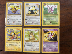 Lot of (6) Pokemon Jungle Card Lot Unlimited RARE HP-MP NON Holo Jolteon Snorlax - Image 1