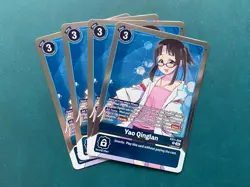Yao Qinglan EX11-058 Playset Dawn of Liberator Digimon Card Game x4 - Image 1
