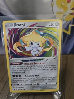 Pokemon TCG Jirachi Vivid Voltage Amazing Rare Holo Card 119/185 - Image 1