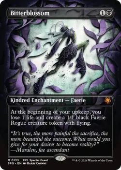 MTG English Bitterblossom (Borderless) NM Normal Special Guests - Image 1