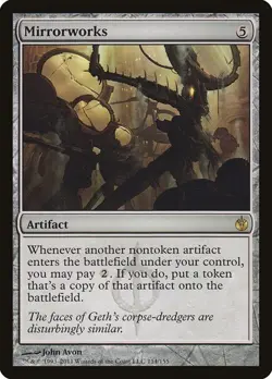 Mirrorworks x1 Scars of Mirrodin MTG Magic the Gathering Artifact Card - Image 1