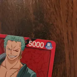 One Piece Roronoa Zoro OP01-001 Leader Card Romance Dawn English - Image 3