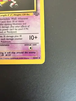 Mr. Mime 22/64 Jungle Near Mint Vintage Pokemon Card 1999 Non/Holo Rare NM - Image 5