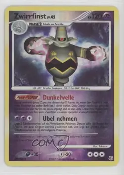 Dusknoir German Reverse Foil Pokemon Diamond & Pearl Base Set #2 2007 - Image 1