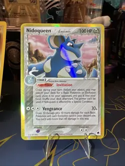 Pokemon TCG Nidoqueen (Delta Species) 7/101 Holo Rare - EX Dragon Frontiers - LP - Image 2