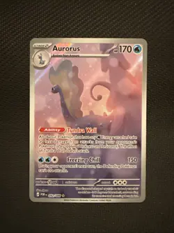 Aurorus 092/088 Holo Pokemon Card Perfect Order - Image 1