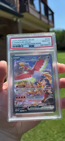 Pokemon 2025 Ethan's Ho-Oh ex 230/182 SIR Destined Rivals GEM MINT PSA 10 - Image 1