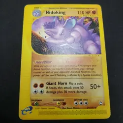 Pokemon Nidoking Aquapolis Non-Holo Card 24/147 Moderately Played MP TCG - Image 1