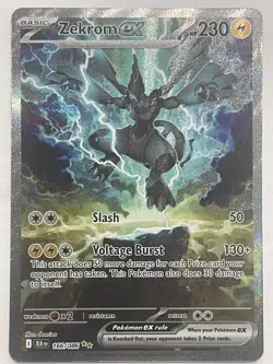 Pokemon Zekrom ex Black Bolt 166/086 Special Illustration Rare TCG - Image 2