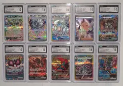 Pokemon Card Lot - Terastal Festival (JAP) - 10 CGC Gem Mint 10s - Image 2