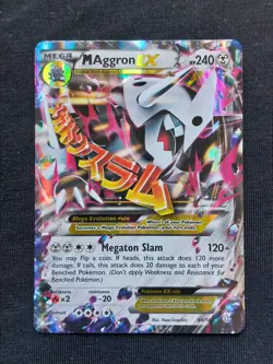 Pokemon - M Aggron EX 94/160 - XY Primal Clash - NM- - Image 1