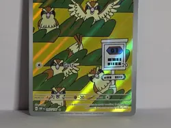 Pidgey 207/197 IR SV03 Obsidian Flames Illustration Rare Holo Pokemon TCG NM-LP - Image 3