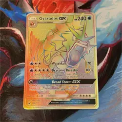 Gyarados GX 112/111 Sm-Crimson Invasion Secret Rare Full Art Holo ENG 240 NM-LP - Image 1