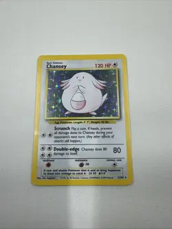 1999 Pokemon Base Set Chansey Unlimited #3/102 Holo - Image 1