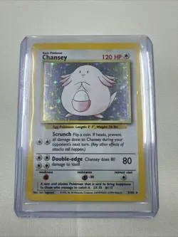 1999 Pokemon Base Set Chansey Unlimited #3/102 Holo - Image 4