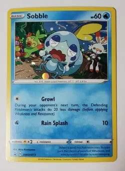 Sobble SWSH073 with Swirl & Scorbunny SWSH071 Promo Pokemon Sword & Shield NM - Image 2