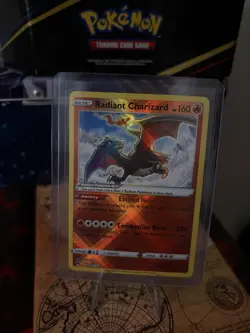 Pokemon TCG Radiant Charizard 020/159 Crown Zenith Radiant Rare Holo 160 HP Eng - Image 1