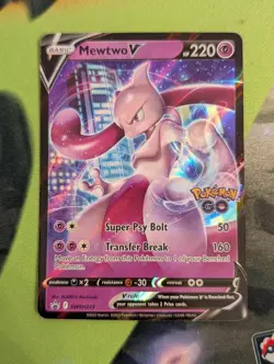 Mewtwo V SWSH223 Holo Promo Sword & Shield Promo NM - Image 1