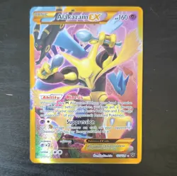 Pokemon TCG Alakazam EX 125/124 Fates Collide Secret Rare Holo Basic 160HP EN - Image 4