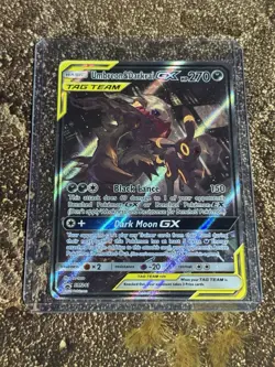 Pokemon TCG Umbreon & Darkrai GX SM241 Sun & Moon Promo Card NM Condition - Image 1