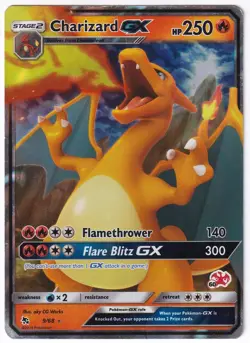Pokemon TCG Charizard GX 9/68 Holo GX Rare Hidden Fates HP - Image 1