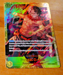 ONE PIECE CARD GAME CARTE FRANCAISE HOLO Portgas.D. Ace OP07-119 FR PRB01 NM - Image 1