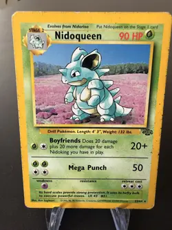 Nidoqueen 23/64 Jungle Vintage Pokemon Card 1999 Non-Holo Rare HP WOTC - Image 1