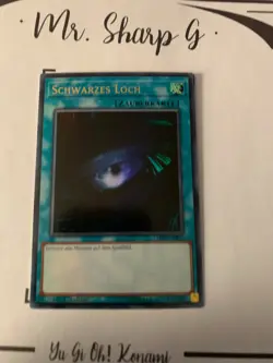 SCHWARZES LOCH - 1. AUFLAGE LEHD-DEB21 DE Yu Gi Oh! CARD ULTRA RARE HOLO KONAMI - Image 2