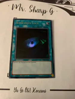 SCHWARZES LOCH - 1. AUFLAGE LEHD-DEB21 DE Yu Gi Oh! CARD ULTRA RARE HOLO KONAMI - Image 4