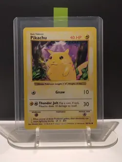 Pokemon Card Pikachu 58/102 Shadowless Yellow Cheeks Promo CD Japanese 1999 EX - Image 2