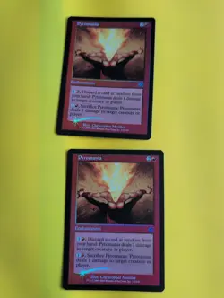 Pyromania x2 Enchantment Torment. Old border FOIL. MTG Card. - Image 2