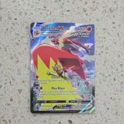Blaziken VMAX TG15/TG30 Holo VMAX Rare Silver Tempest Trainer Gallery Pokemon NM - Image 1