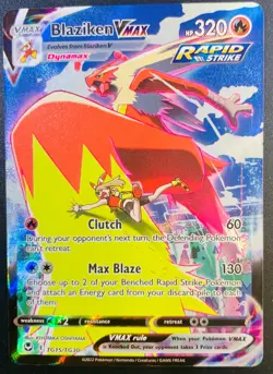 Blaziken Vmax - TG15/TG30 - Trainer Gallery - Silver Tempest - NM/M Pokemon Card - Image 2
