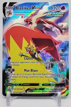 Blaziken VMAX TG15/TG30 Trainer Gallery Silver Tempest Holo Rare Pokemon TCG - Image 1