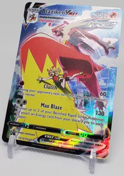 Blaziken VMAX TG15/TG30 Trainer Gallery Silver Tempest Holo Rare Pokemon TCG - Image 3
