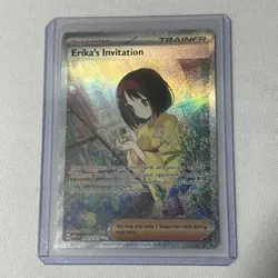 Pokemon Erika's Invitation 203/165 SV151 Full Art Special Illustration Rare Holo - Image 1