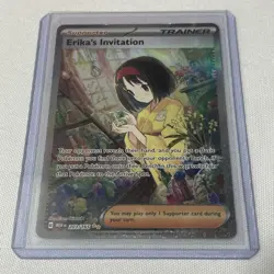 Pokemon Erika's Invitation 203/165 SV151 Full Art Special Illustration Rare Holo - Image 2