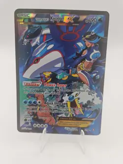Team Aqua's Kyogre EX 6/34 Double Crisis Holo NM - Image 1